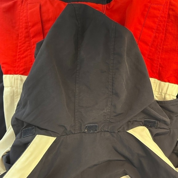Tommy Hilfiger Jacket Womens Medium Coastal Yachting Sailing Colorblock Hooded - Picture 6 of 12